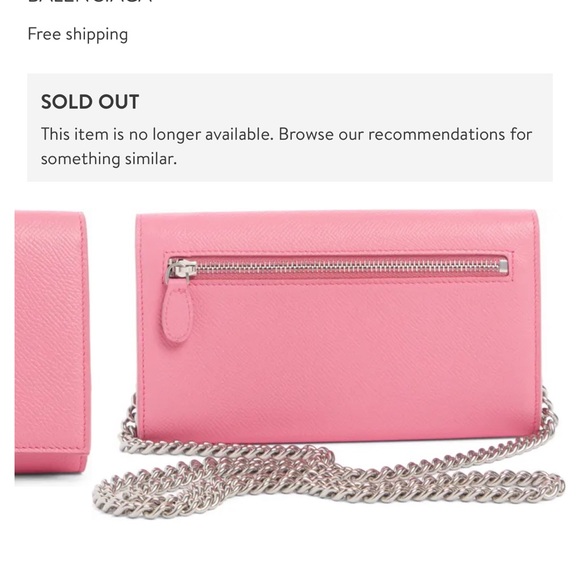 Previous listing didn’t sale - Balenciaga Pink Chain Wallet - Picture 5 of 9
